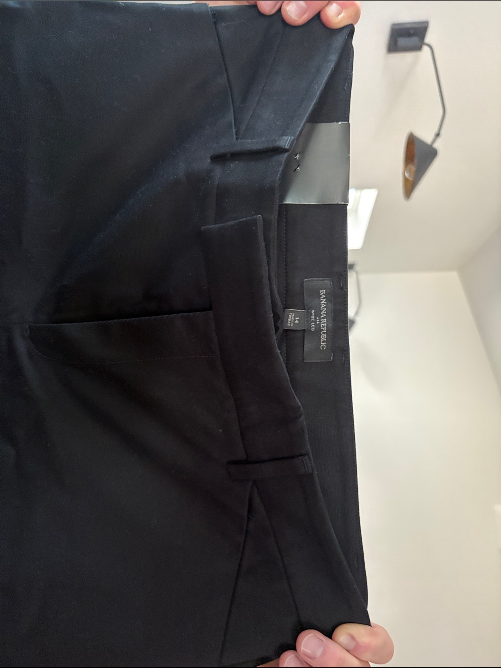Banana Republic Wide Leg Pants - Black - Picture 4 of 5